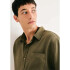 CAMISA MASC OLIVA MEDIO
