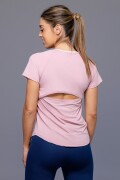 Remera de Microfibra. Rosa