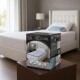 Pillow top viscogel 1 plaza 4cm (88cmx1.88x4cm) GRIS