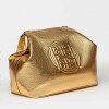Bolso Eterial en cuero arrugado Metalizado