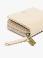 Cartera Básico Con Textura Suave beige