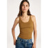 CAMISETA REGATA FEM MARROM ESCURO