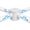 Pileta de piso Fortlev 10x10cm 50mm 3 entradas Pileta De Piso Fortlev 10x10cm 50mm 3 Entradas