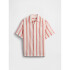 SS LINEN RED STRIPES