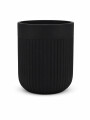 MACETA DECORATIVA CURVA NEGRO