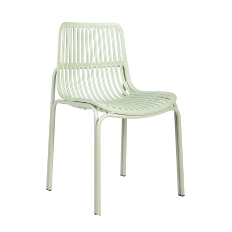 SILLA DE COMEDOR POLIPROPILENO VERDE LISA
