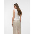 VMCARLY SL BUCKLE TOP JRS SNOW WHITE