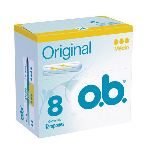 Tampones O.b Medio x8