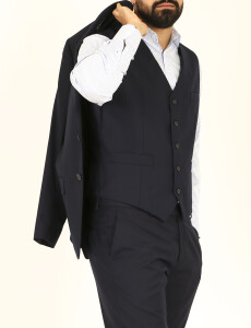 470699 CHALECO VESTIR HARRINGTON LABEL Azul