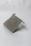 BOLSA DE GAMUZA 10X8 CM GRIS
