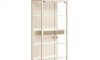 Cristalero con Luz LED DUNE - Linea Manhattan Off White