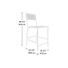 Banqueta - Sauder - Linea Boulevard Café Marron/B