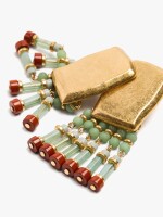 Pendientes Irregulares Con Cuentas multicolor