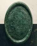 Bandeja Lenorel de mármol verde 43 x 28 cm