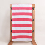 Toalla Playera Cabana Stripes Pink