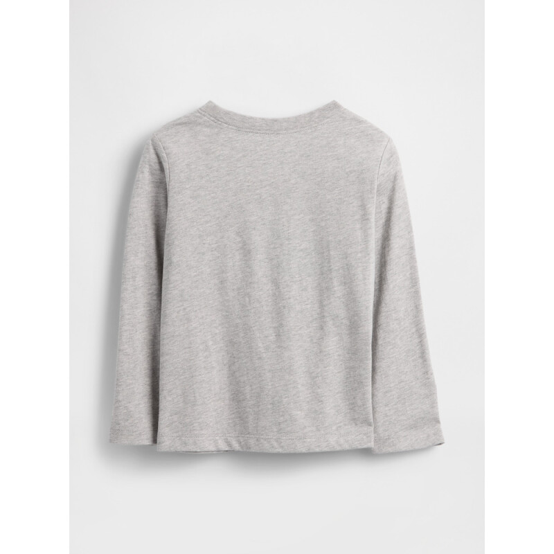 V-FRCH LS LOGO TEE LIGHT HEATHER GREY B08