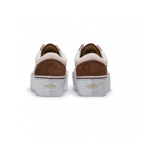 Championes Vans Old Skool Stackform Beige/Brown/Orange