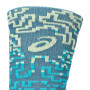 Medias Running Performance Run Sock Crew Unisex Foggy Teal/energy Aqua