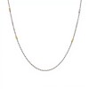 Cadena Espiga-Plata y Oro-Sin Piedra-CD5017 sinpiedra