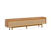 Rack de TV Dune Rattan 2.2 - Linea Manhattan Marrón