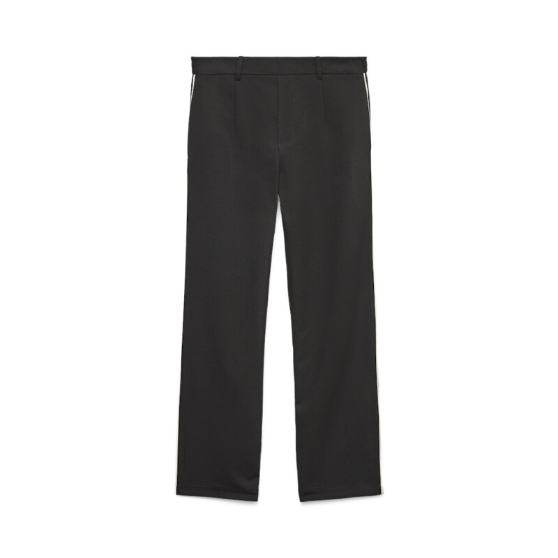 VMNILA MW STRAIGHT PIPING PANT BLACK