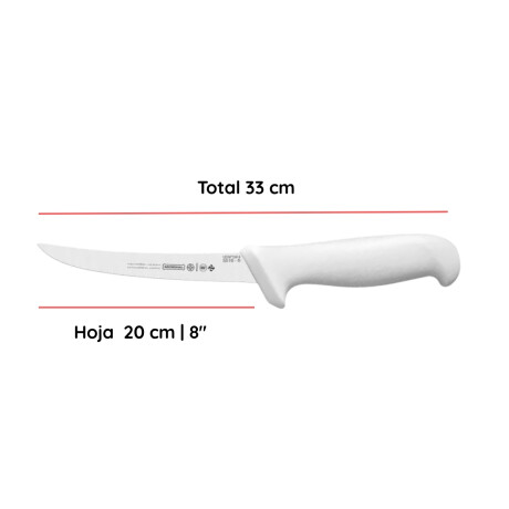 Cuchilla deshuesar mango blanco 8'' Mundial Cuchilla deshuesar mango blanco 8'' Mundial