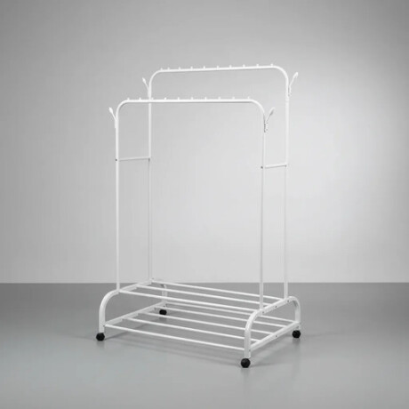 Perchero Organizador - Alt Total 160cm X Ancho Total 118cm - Blanco Perchero Organizador - Alt Total 160cm X Ancho Total 118cm - Blanco