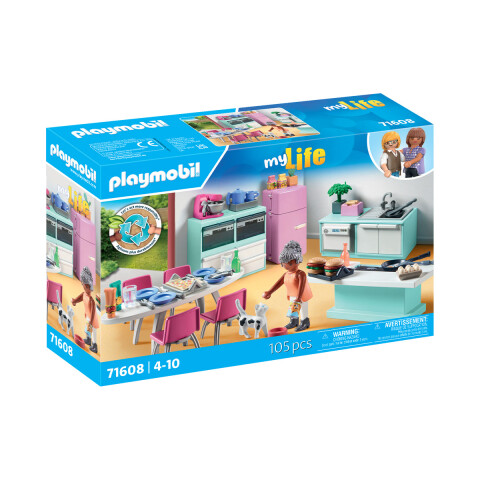 Cocina y Comedor de Casa Playmobil 105 Piezas U