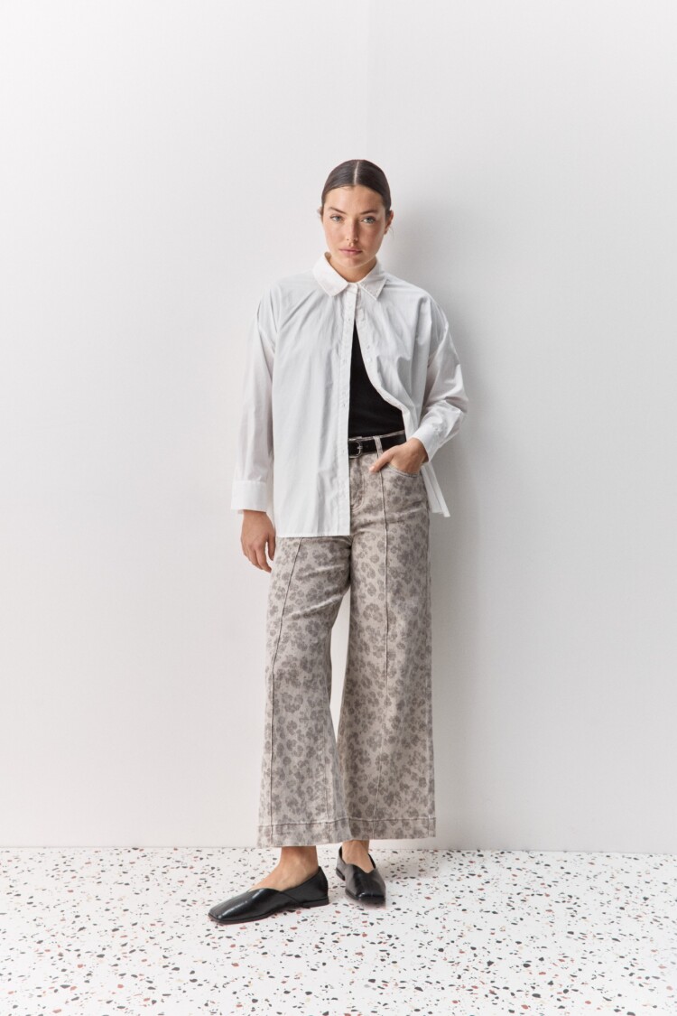 CAMISA PERLA Crudo