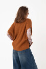 CHALECO PONCHO Ocre