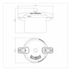 Olla A Presión de Aluminio 20cm 4,5Lts- 20558/620 -Tramontina Olla A Presión de Aluminio 20cm 4,5Lts- 20558/620 -Tramontina