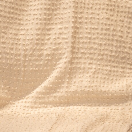 THROW PURE ALGODON NATURAL-BEIGE COTTON NATURAL