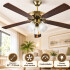 Ventilador De Techo Kassel 52" Ks-vt523l VENTILADOR DE TECHO KASSEL 52" KS-VT523L