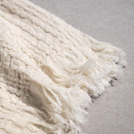 PIE DE CAMA TRAMA COTTON ALGODON ARENA