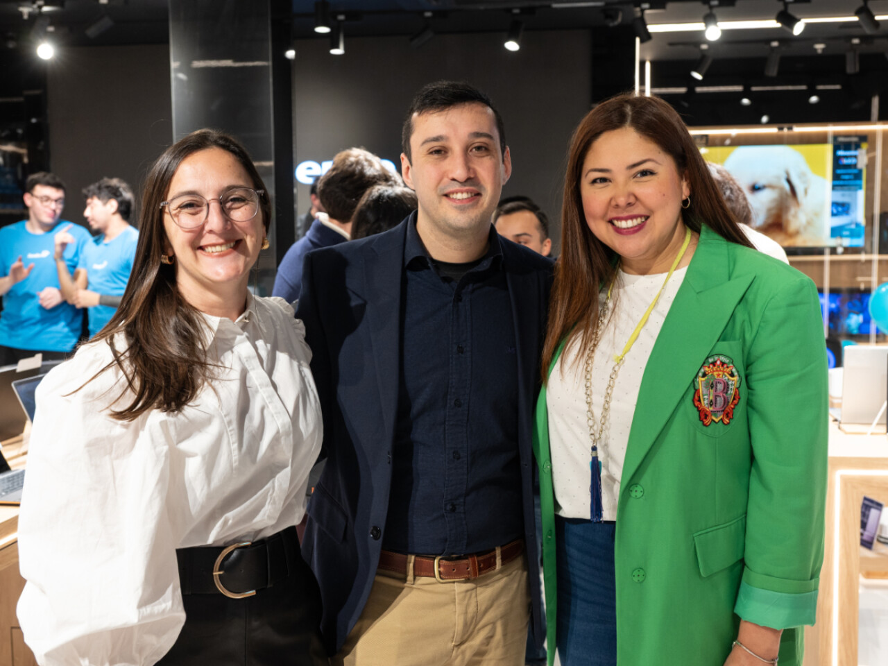 Carolina Torterolo, Marcos Santos, Sugey Díaz.