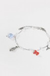 Tobillera cadena dijes de mar acero plateado