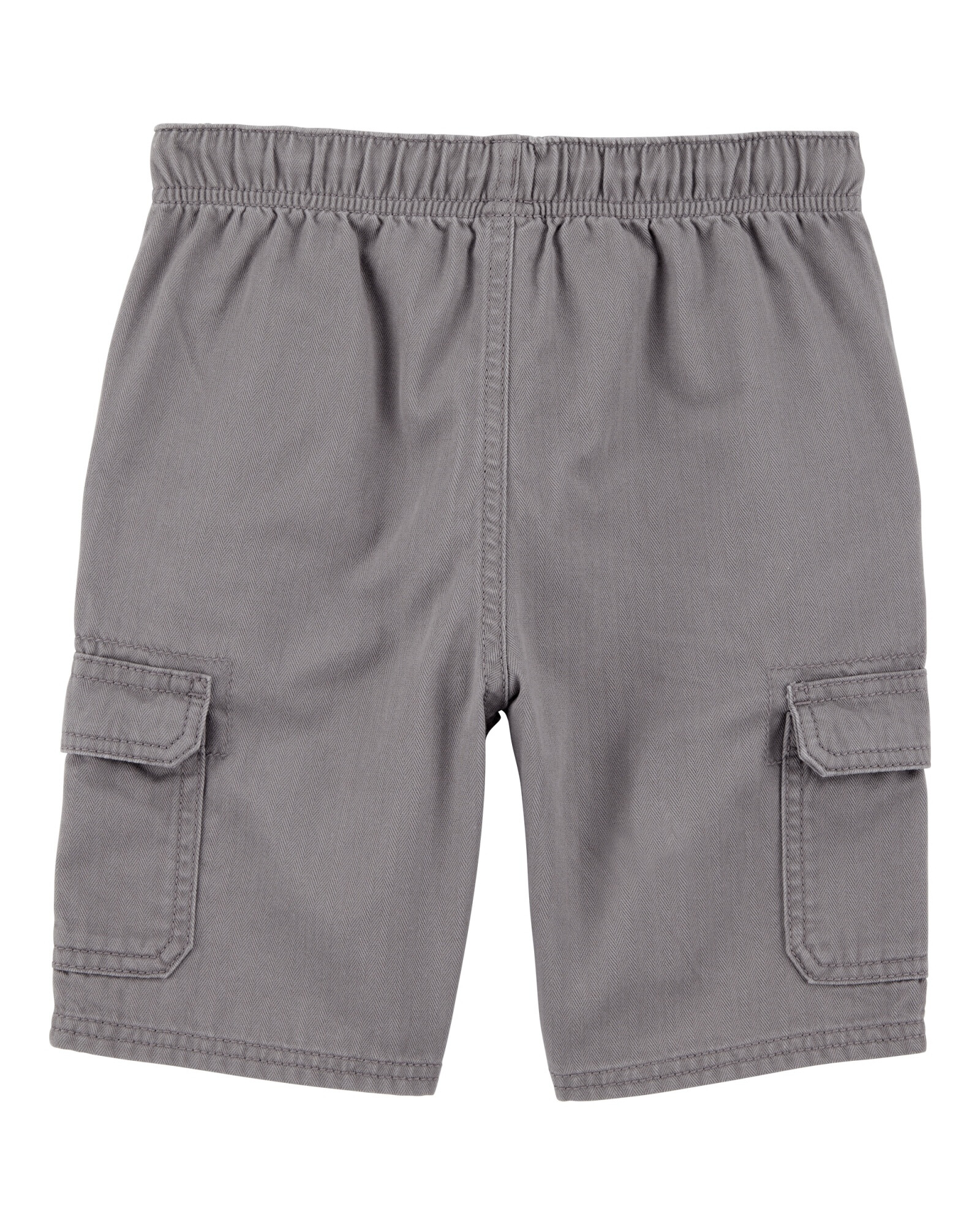 Short cargo de algodón, gris Sin color