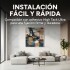 Placa PVC Símil Mármol 2,44x1,22m 3mm Resistente Agua Calor Mármol Blanco Gris Claro 3