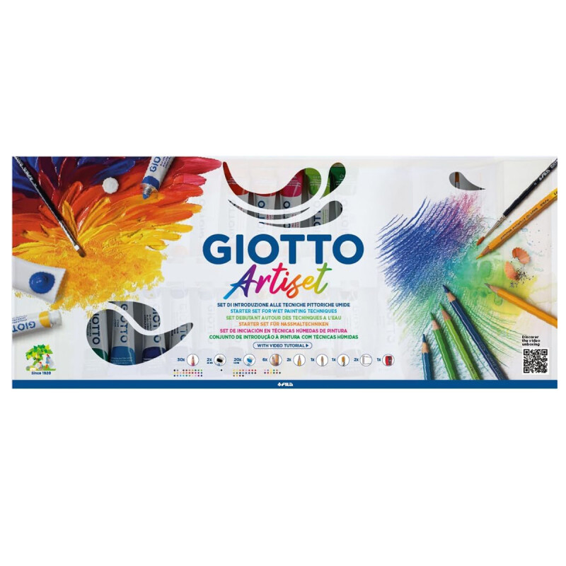 Giotto Artiset Set de iniciación a las técnicas de pintura Giotto Artiset Set de iniciación a las técnicas de pintura