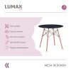 Mesa Eames circular en madera 80cm Mesa Eames circular en madera 80cm