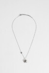 Collar acero star plateado
