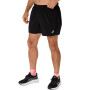 Short Running Asics Silver 5In Short Hombre Performance Black