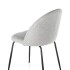 Silla Comedor X4 Combohome Cali Eames Acolchada Tela Premium Blanco 1