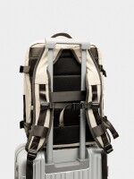 Mochila De Cabina Nylon Extensible Repelente Al Agua blanco