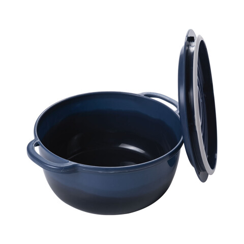 Pote Supremo Microondas Redondo 440 ml AZUL