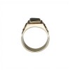 Anillo Mesa-Plata y Oro-Piedra Onix-AN5163 conpiedra