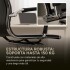 Silla Oficina Escritorio Patas Fijas Respaldo Anatómico Color Negro Plateado