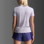 Polo Running Aero Mesh Tee Mujer Virtual Violet/violet Reflective
