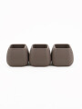 MACETA ELVAN SET X 3 BEIGE (V)