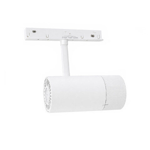 Spot Led riel magnét. 15W 1050lm 3tonos 15-60° bco ZU0536X